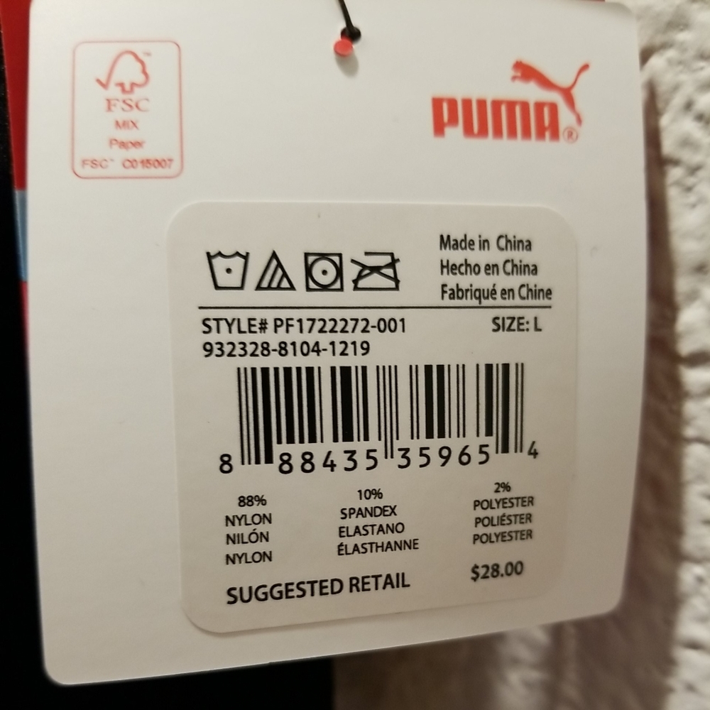 Puma Large Compression Bra - Picture 4 of 11